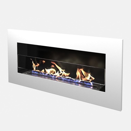 Биокамин "Русский огонь" Блонд 1100V встраиваемый с декоративным стеклом (стемалитом)