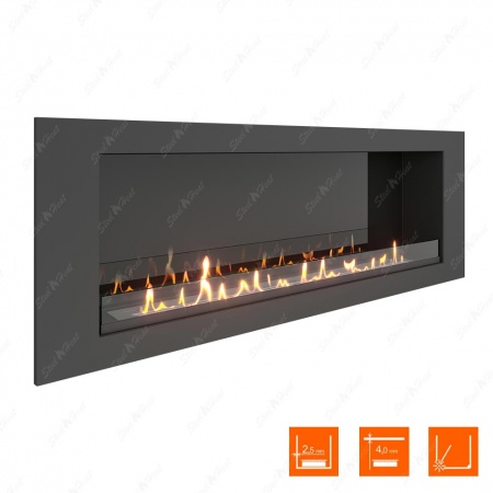 Биокамин SteelHeat LONG 1500 XL стекло + стемалит Биокамин SteelHeat LONG 1500 XL стекло + стемалит по цене 69 800 руб.