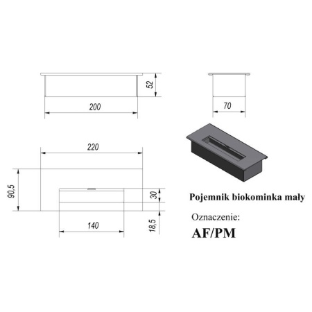 Настенный биокамин Kratki GOLF по цене 