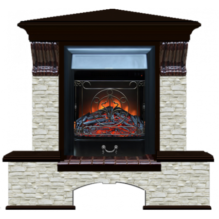 Бостон К Грот однотонный угловой (венге)+Majestic Black