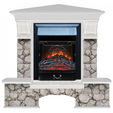 Бостон К Карелия угловой (беленый дуб)+Majestic Black Бостон К Карелия угловой (беленый дуб)+Majestic Black