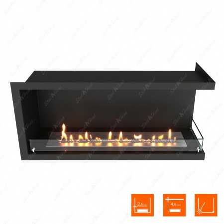 Биокамин угловой SteelHeat Leader 1000 правый стекло Биокамин угловой SteelHeat Leader 1000 правый стекло по цене 38 931 руб.