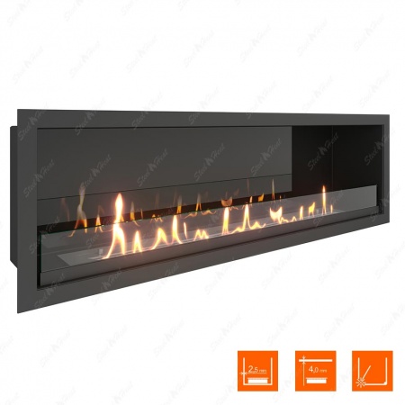 Биокамин SteelHeat LEADER 1000 XL стекло + стемалит по цене 52 848 руб.