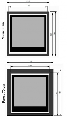 Газовый камин BellFires Unica 75 Газовый камин BellFires Unica 75
