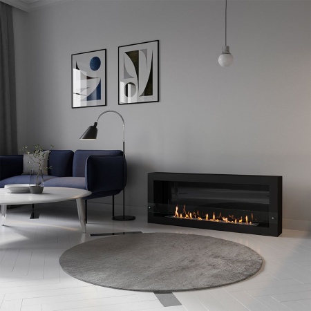 Биокамин SteelHeat WALL ONE 1400 черный Биокамин SteelHeat WALL ONE 1400 черный по цене 55 020 руб.