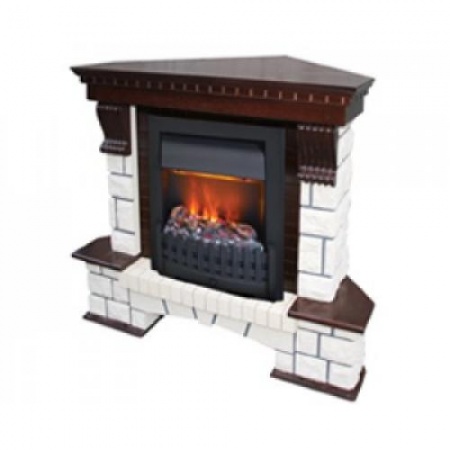 Pierre Luxe угловой белый (темный дуб)+Danville Black Pierre Luxe угловой белый (темный дуб)+Danville Black