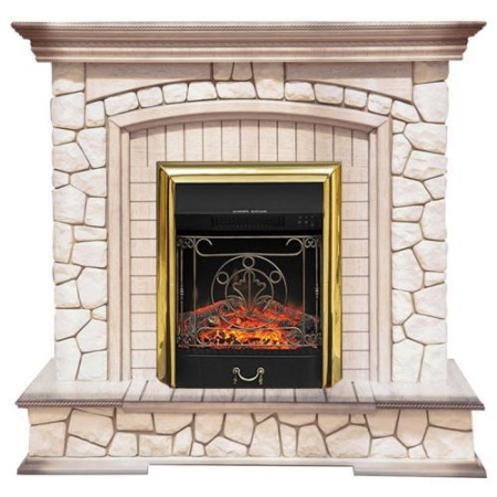 Preston белый (слоновая кость с патиной)+Majestic FX Brass (Престон) Preston белый (слоновая кость с патиной)+Majestic FX Brass (Престон)